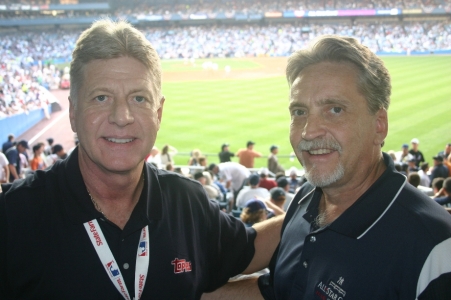 David (L) and Danny (R) enjoying the 2008 All-Star Game at Yankee Stadium