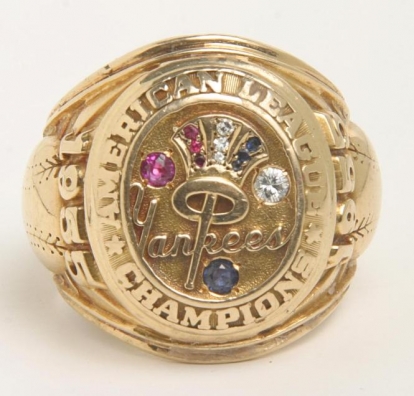 Mickey Mantle's 1955 American League Championship Ring